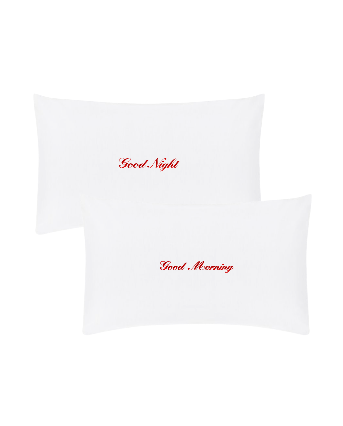 Good Night & Morning Pillowcase Set