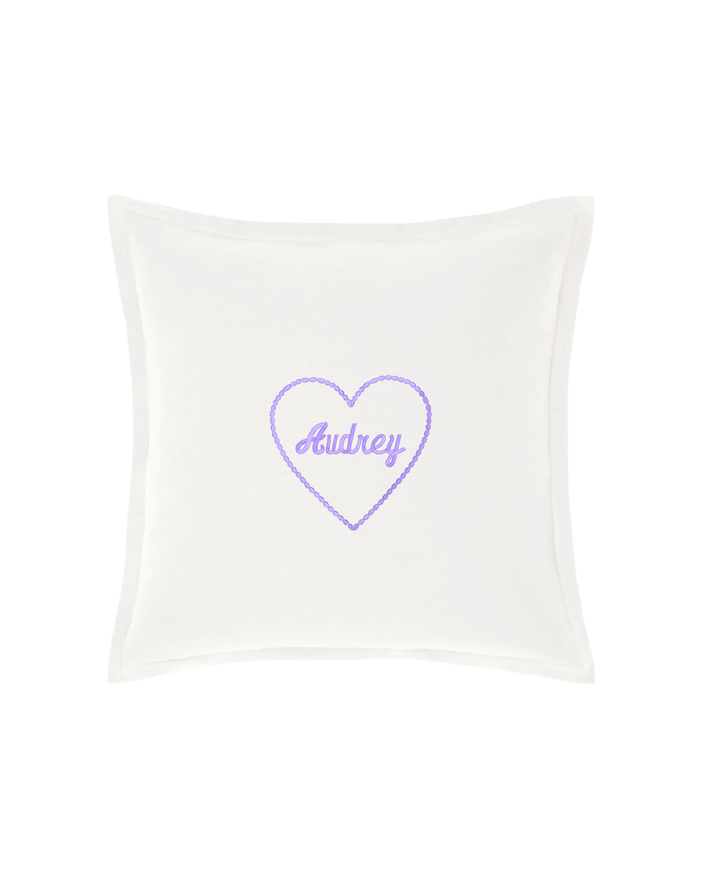 Custom Heart Name Pillow