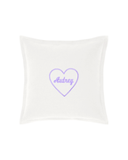 Custom Heart Name Pillow