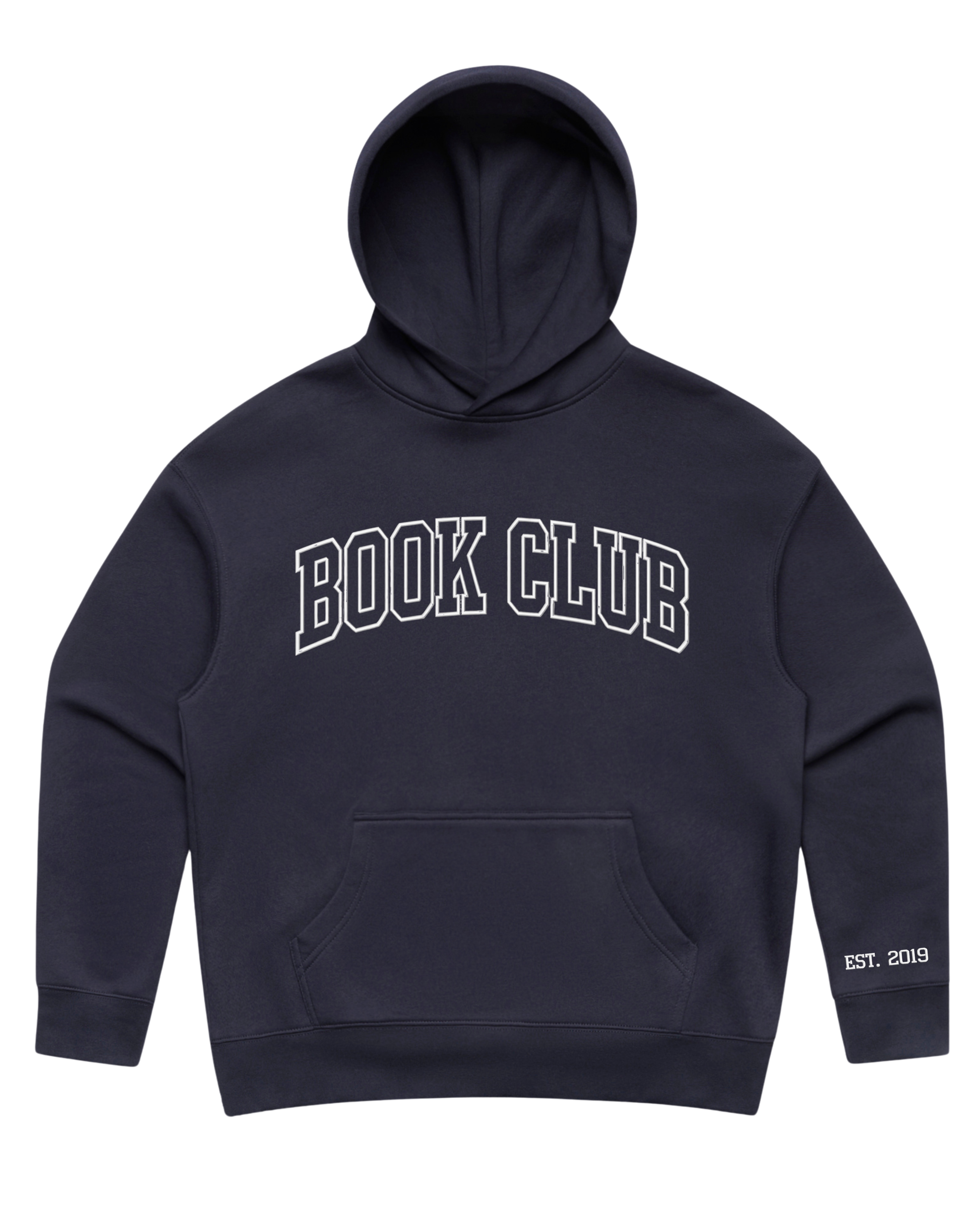 Custom Establish Date Book Club Hoodie