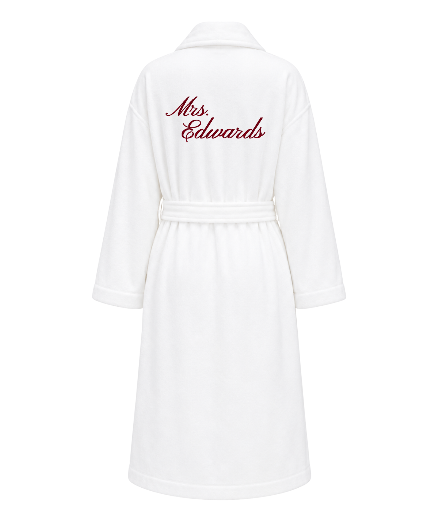 Custom Mrs Surname Bath Robe