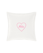 Custom Heart Name Pillow