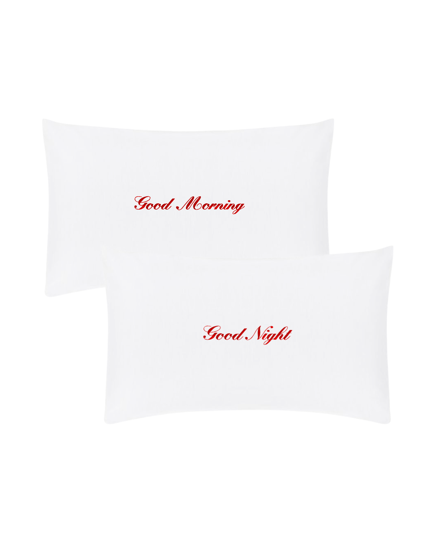 Good Night & Morning Pillowcase Set