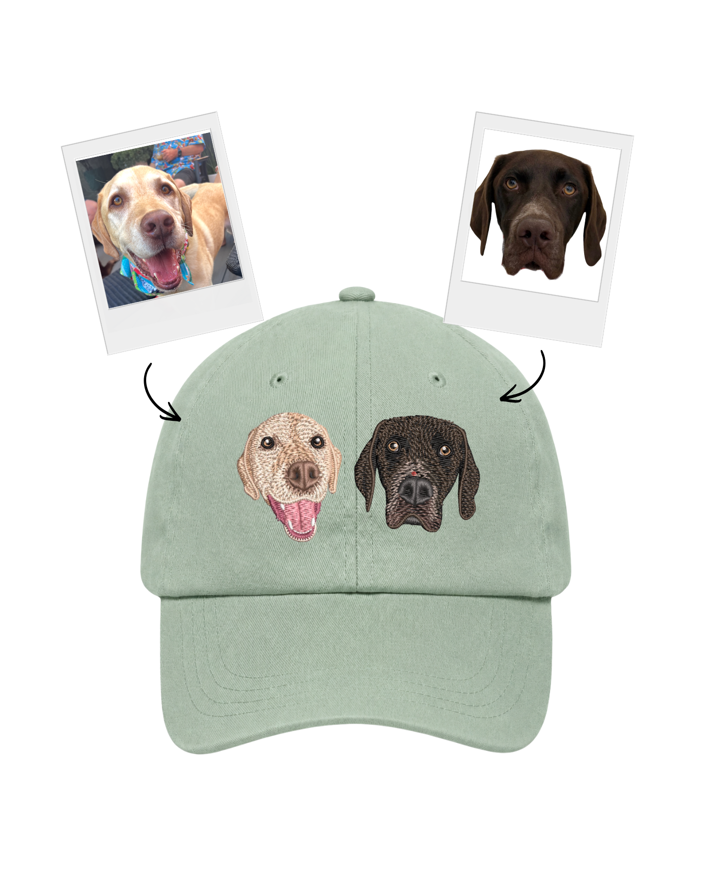 Custom Detailed Pet Cap (2 Pets)