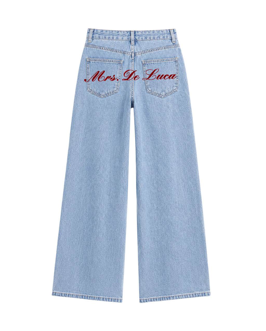 Custom Blue Denim Mrs Jeans
