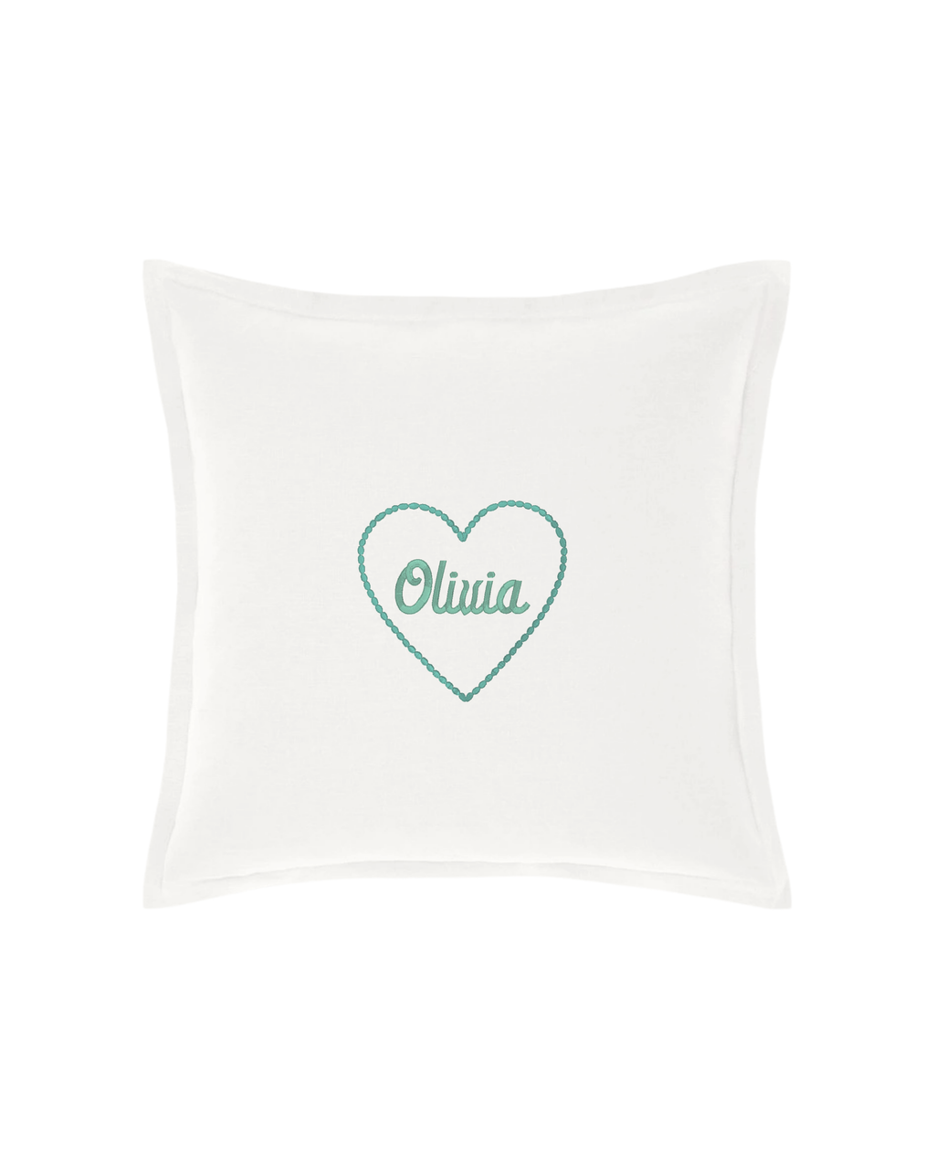 Custom Heart Name Pillow