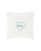Custom Heart Name Pillow