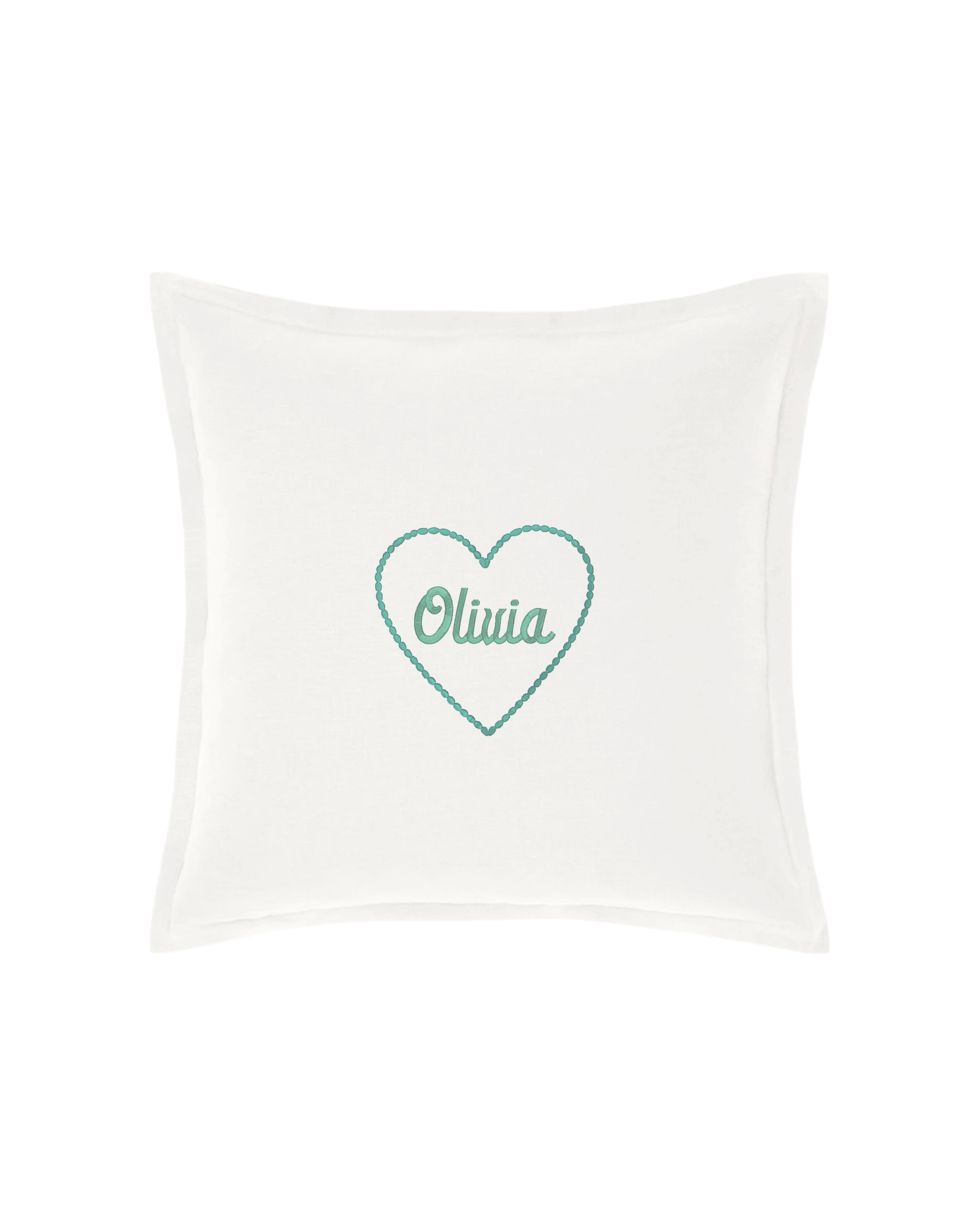 Custom Heart Name Pillow