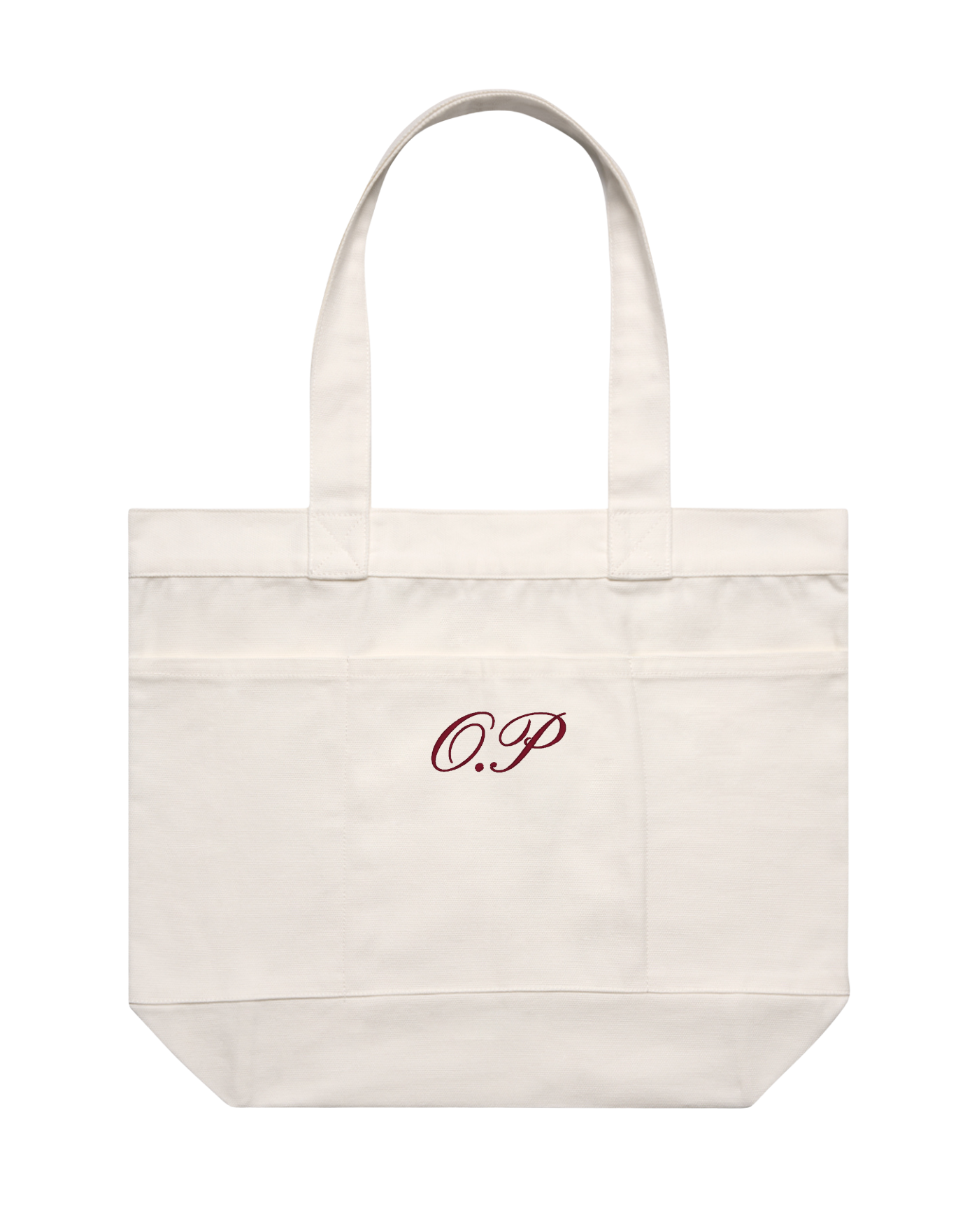 Custom Initial Oversized Tote Bag