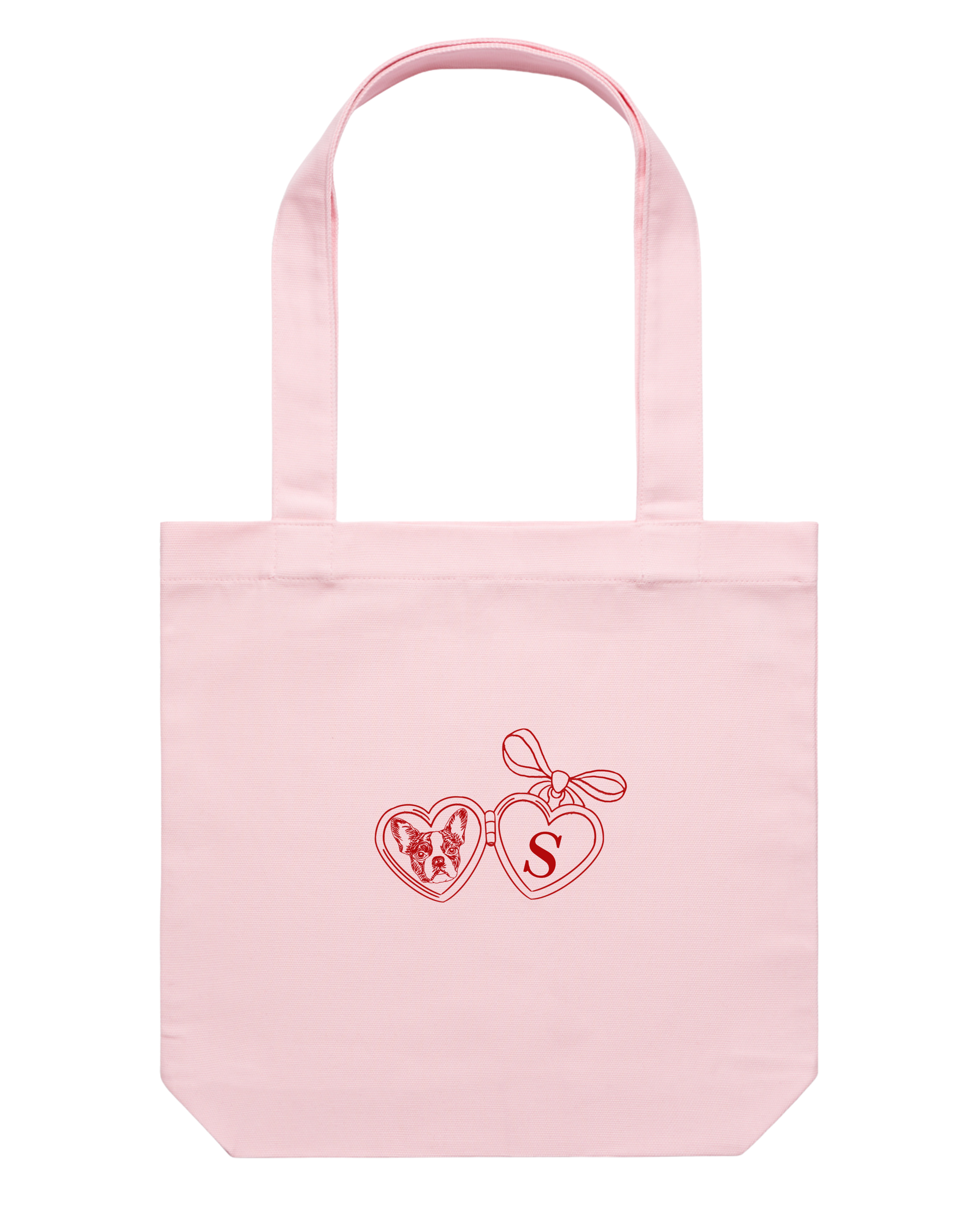 Custom Dog Locket Tote Bag