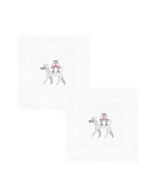 Poodle Champagne Napkins / Drink Napkins