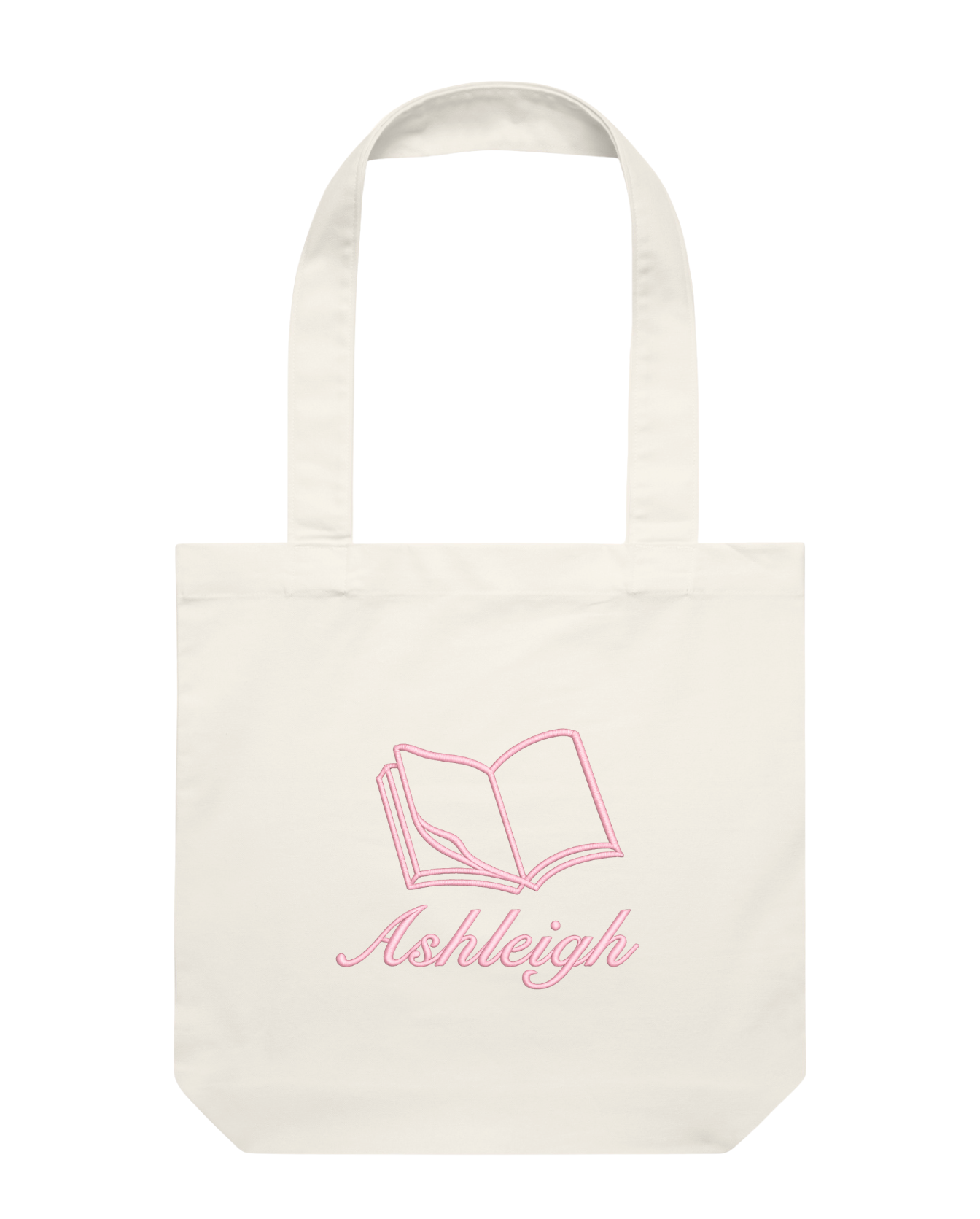 Custom Book Name Tote