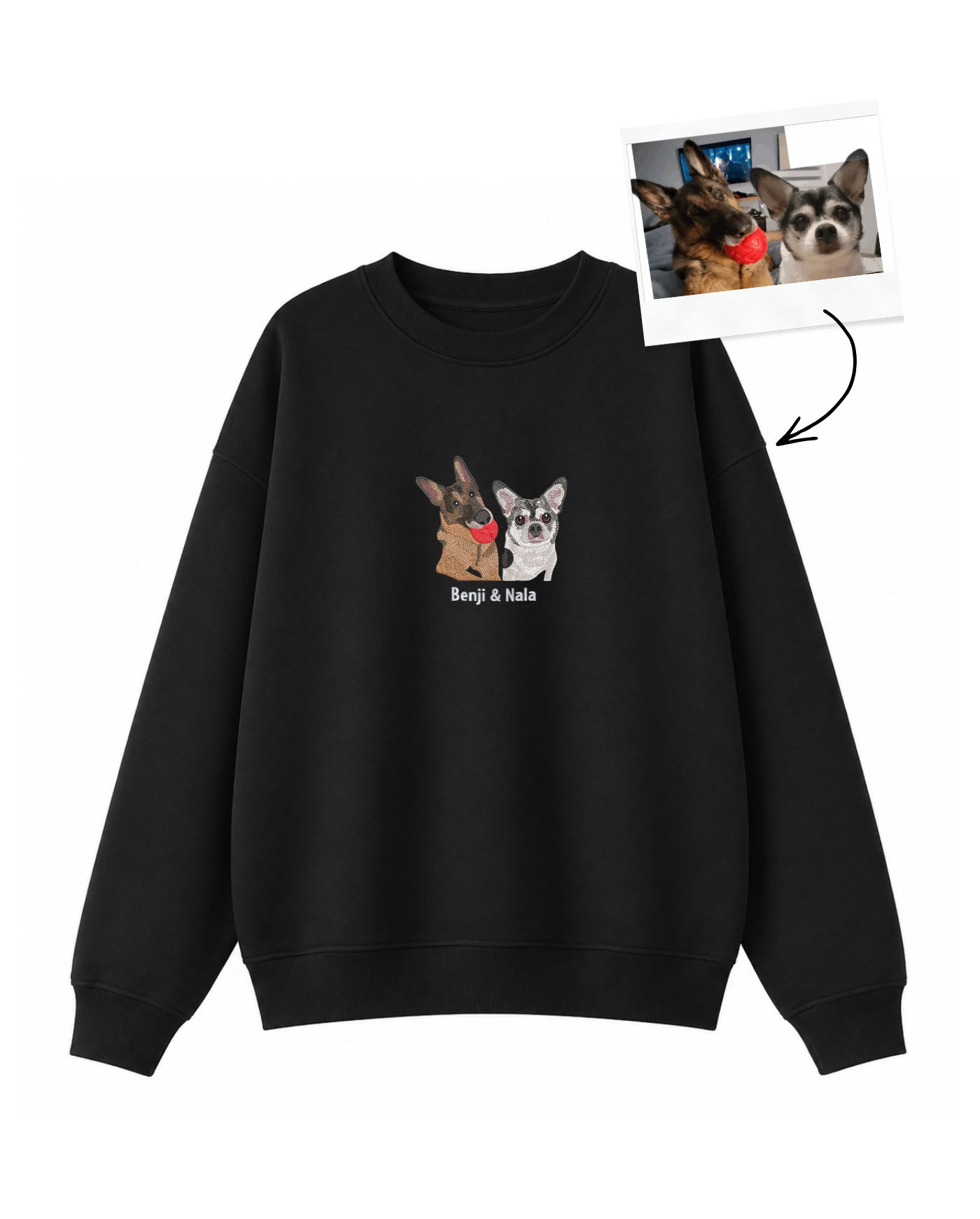 Custom Detailed Pet Jumper (2 Pets)